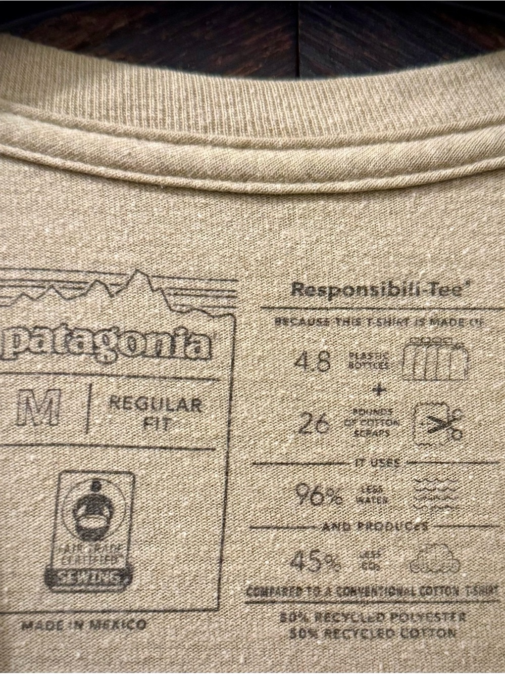 Patagonia Line Logo Ridge Pocket Tee - Picture 2 of 3
